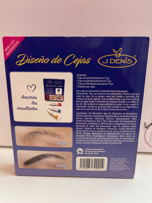 Diseño de cejas (J. Denis)